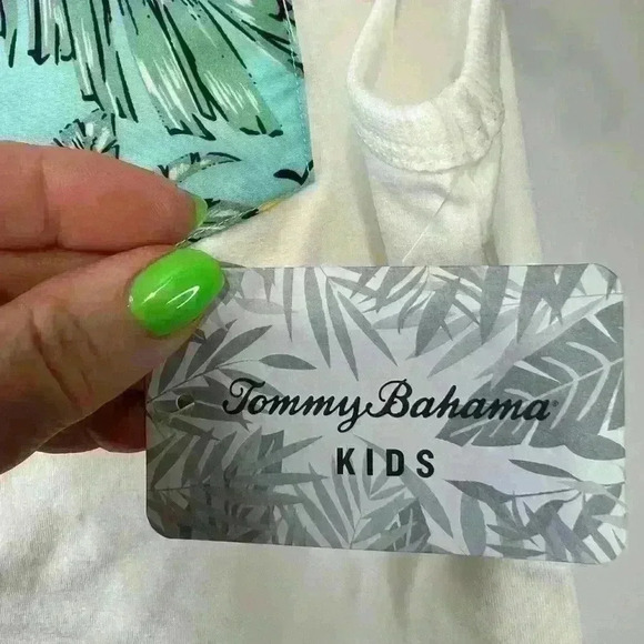 Tommy Bahama Kids Unisex Tank Top with Pocket Size M - Picture 6 of 7